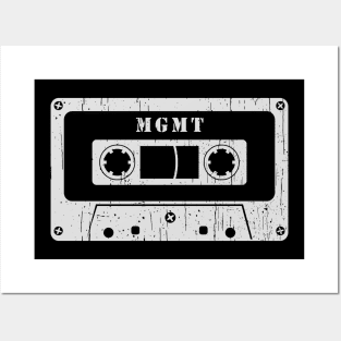 MGMT - Vintage Cassette White Posters and Art